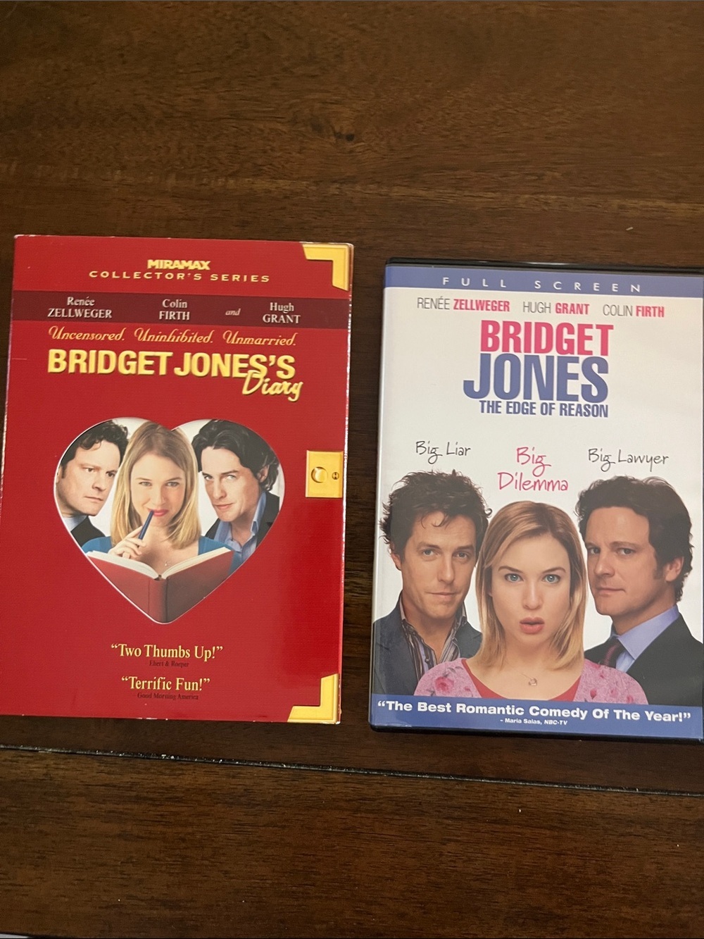 Bridget Jones DVD Set -Bridget Jones’s Diary - Bridget Jones: The Edge of Reason
